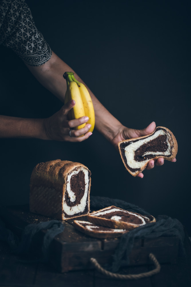 Panbrioche al cacao e banana