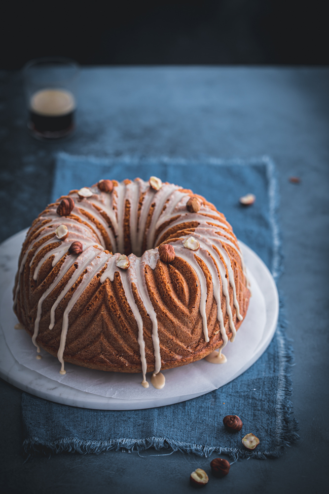 Bundt cake alle nocciole e caffè